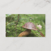 paddenstoel op weg visitekaartje (Achterkant)