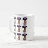 Paddenstoel Paars Koffiemok (Voorkant links)