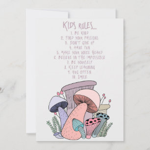 paddenstoel paddenstoel en Kinder regels Kaart