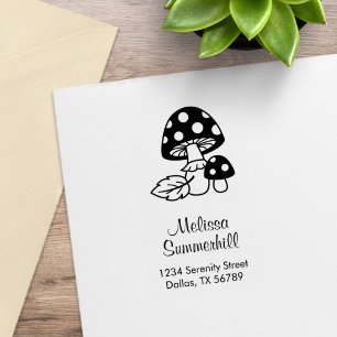 Paddenstoel Paddenstoelen Adres Rubberstempel