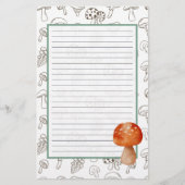 Paddenstoel Patroonbakkerij Briefpapier (Voorkant)