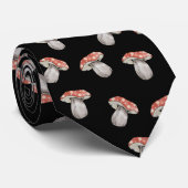 Paddenstoel Pattern Amanita Muscaria Fungi Waterve Stropdas (Opgerold)