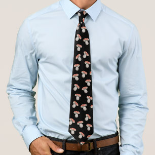 Paddenstoel Pattern Amanita Muscaria Fungi Waterve Stropdas