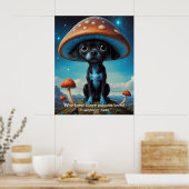 Paddenstoel Petten en Puppy Paws: Galactisch plezi Poster (Keuken)