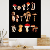 Paddenstoel Picker Life Poster (Keuken)