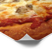 Paddenstoel Pizza Poster (Hoek)