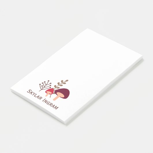 Paddenstoel Post-it® Notes (Schuin)