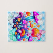 paddenstoel puzzel legpuzzel (Horizontaal)