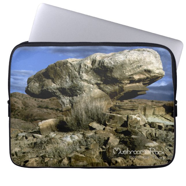 paddenstoel Rock Laptop Sleeve (Voorkant)