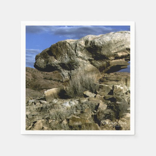 paddenstoel Rock Servet (Voorkant)