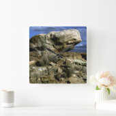 paddenstoel Rock Vierkante Klok (Huis)