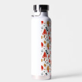 paddenstoel Rode bossen Kinder Cute Floral School Waterfles (Rechts)