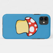 Paddenstoel rode en witte poka Case-Mate iPhone case (Achterkant (horizontaal))