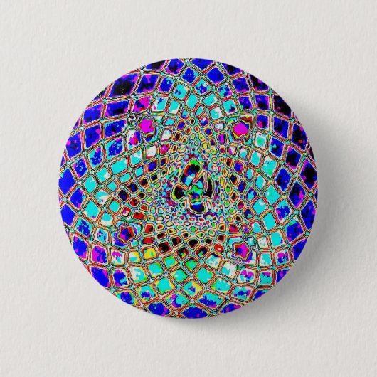  paddenstoel ronde button 5,7 cm (Voorkant)