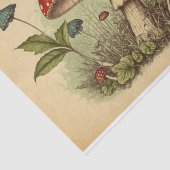  paddenstoel rood tot ontkoppeling tissuepapier (Detail)