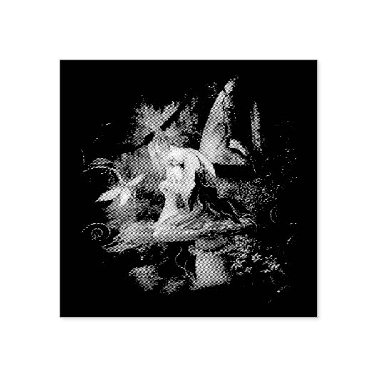 paddenstoel rubberstempel (Afrduk)