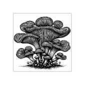 Paddenstoel Rubberstempel (Afrduk)