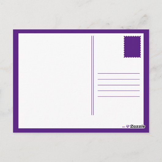 Paddenstoel schedel wenskaart briefkaart (Achterkant)