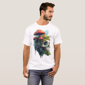 Paddenstoel Schedelbos T-shirt (Voorkant volledig)