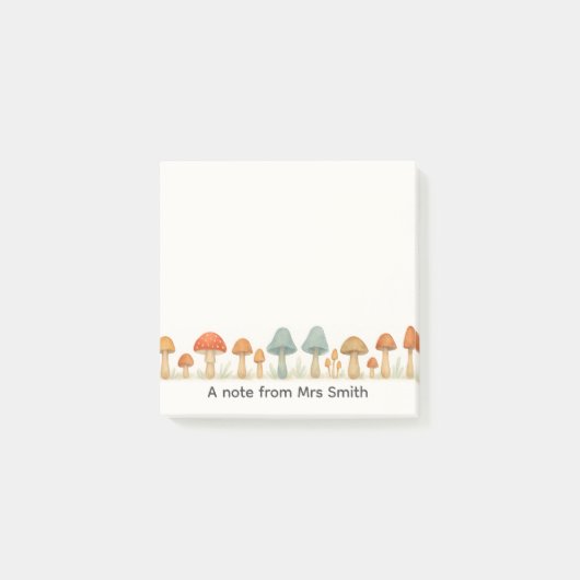 Paddenstoel Schimmels Een Bericht Van De Leraar Post-it® Notes (Voorkant)