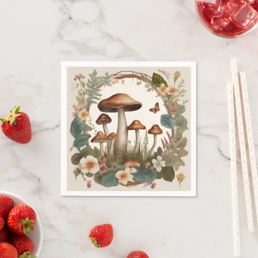 Paddenstoel Servet (Insitu)