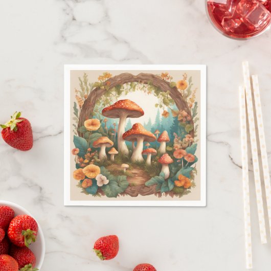 Paddenstoel Servet (Insitu)