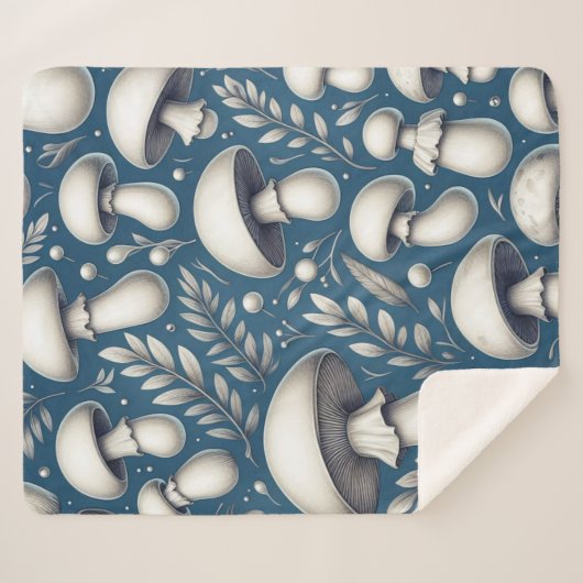 paddenstoel sherpa deken (Voorkant (horizontaal))