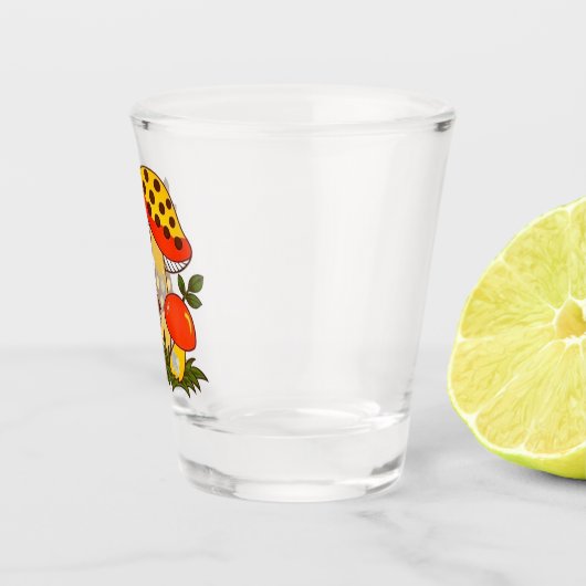  paddenstoel shot glas (Rechts)