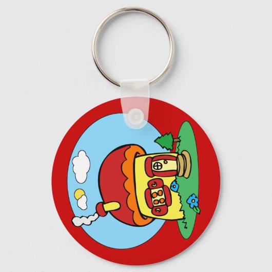 paddenstoel sleutelhanger (Voorkant)