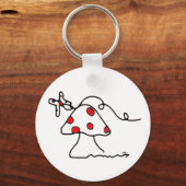 paddenstoel sleutelhanger (Voorkant)