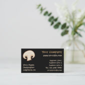 paddenstoel slice-pictogram visitekaartje (Staand voorkant)