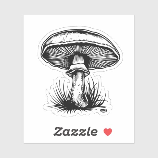 paddenstoel sticker (Vel)