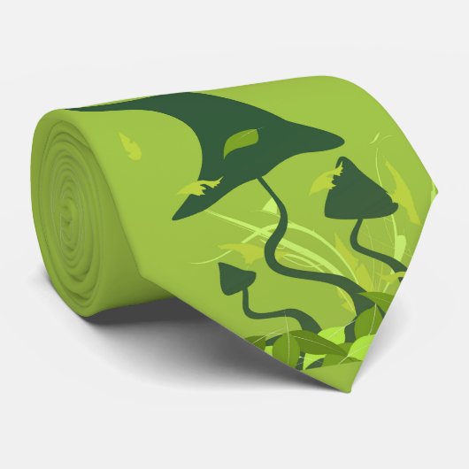 paddenstoel stropdas (Opgerold)