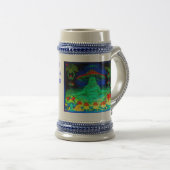 paddenstoel Tea Stein Bierpul (Voorkant rechts)