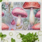 paddenstoel theedoek (Gevouwen)