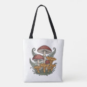 Paddenstoel Tote Bag (Achterkant)