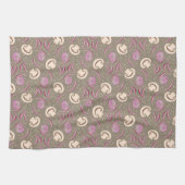  paddenstoel & uithangpatroon Robuuste groenten Theedoek (Horizontaal)