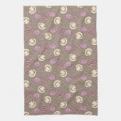  paddenstoel & uithangpatroon Robuuste groenten Theedoek (Verticaal)