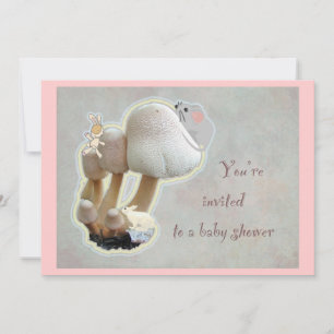 Paddenstoel Uitnodiging Baby shower afspelen
