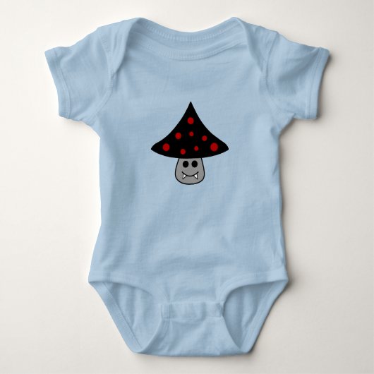 Paddenstoel Vampire Baby Bodysuit (Voorkant)