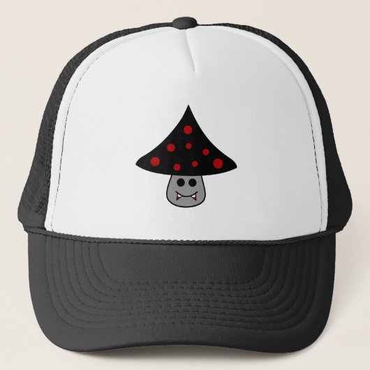 Paddenstoel Vampire Trucker Hat Trucker Pet (Voorkant)