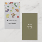 paddenstoel visitekaartje (Voorkant / Achterkant)