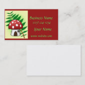 paddenstoel visitekaartje (Voorkant / Achterkant)