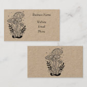 paddenstoel visitekaartje (Voorkant / Achterkant)