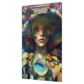 Paddenstoel-VM's Trippy Retro Art Klembord (Links)