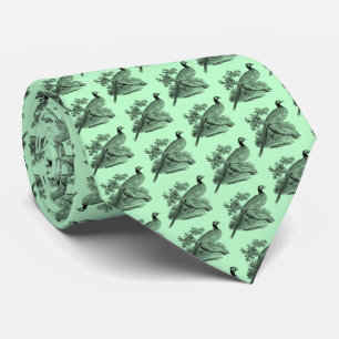 paddenstoel Vogeldrager BW Mint Stropdas