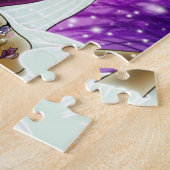 Paddenstoel voor Afrikaanse Amerikaanse meisjes Legpuzzel (Zijkant)