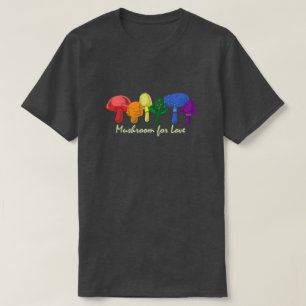 Paddenstoel voor liefde - Subtle Rainbow LGBTQ+ Pr T-shirt