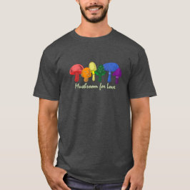 Paddenstoel voor liefde - Subtle Rainbow LGBTQ+ Pr T-shirt