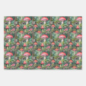 Paddenstoel voor verpakkingspapier inpakpapier vel (Voorkant 3)